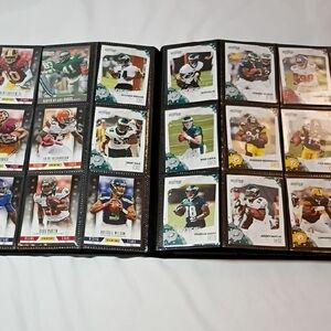 Black Trading Card Binder Album NFL And NBA Trading Card